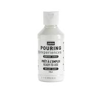 Pebeo Pouring Experiences 524623, Pittura Acrilica Premiscelata, 118 ml, Bianco Titanio