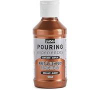 Pebeo Pouring Experiences 524626, Pittura Acrilica Premiscelata, 118ML, Viola Metallizzato
