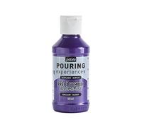 Pebeo Pouring Experiences 524627, Pittura Acrilica Premiscelata, 118 ml, Viola Metallizzato