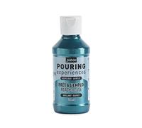 Pebeo Pouring Experiences 524628, Pittura Acrilica Premiscelata, 118 ml, Blu Cobalto Metallizzato