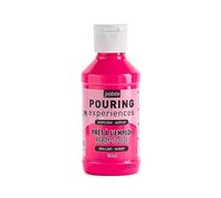Pebeo Pouring Experiences 524630, Pittura Acrilica Premiscelata, 118 ml, Rosa Fluorescente.
