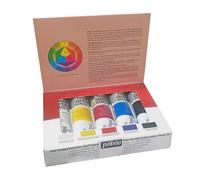 Pebeo Set Di Vernici Acriliche Artist 5 x 37ml, Colori Primari