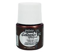 Pebeo Setacolor Opaque Fabric Paint 45-Milliliter Bottle, Shimmer Chocolate by Pebeo