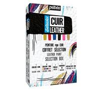 Pébéo - Setacolor Pelle Kit - Vernice acrilica e pennarello per pelle e similpelle - Personalizzazione di borse, scarpe, scarpe da ginnastica - Resistente a graffi, pieghe e abrasioni - Set completo
