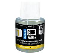 Pébéo - Setacolor Pelle - Preperatore Sgrassante - Ausiliario per pelle e similpelle - Personalizzazione Borsa, Scarpa, Cestino e Sneaker - Resistenza a graffi, pieghe, sfregamenti - 110 ml