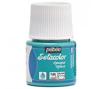 PEBEO setacolor Vernice in tessuto opaco 45 ml turchese