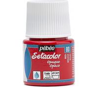 Pébéo Setacolor Vernice per tessuti 80 Red 45 ml 1 pz