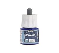PEBEO Setasilk - Colore per Pittura su Seta, 45 ml, Colore: Blu Gitano