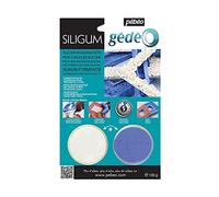 Pébéo - Siligum Gédéo 100 g - Pasta Siligum speciale per creazione di stampi - Pasta per stampi in silicone di piccole dimensioni e per decorazioni piatte - Silicone per stampi a presa rapidissima