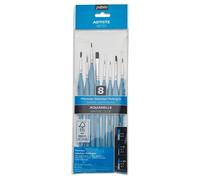 Pebeo Sintetico Scoiattolo Acquerello Pennello Precisione Set 8pc