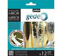 Pebeo Specchio Effetto Finitura Dorato Lamina Foglie Packs - 6 Colori