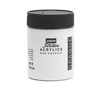 Pebeo Studio Acrylic 500ml - Titanium White