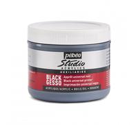Pebeo Studio acrylic Ausiliari Gesso Pittura Primer Nero 500ml