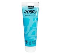 PEBEO Studio Acrylics - Colore Acrilico Iridescente, 250 ml, Colore: Blu-Verde -