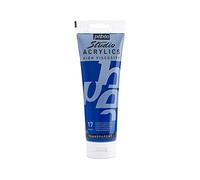PEBEO Studio Acrylics Fine, 831-017, Vernice acrilica, Blu di ftalocianina, 100 ml