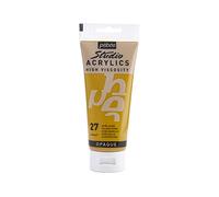 PEBEO Studio Acrylics Fine, 831-027, Vernice acrilica, Ocra gialla, 100 ml