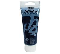 PEBEO Studio Acrylics Fine, 831-040, Vernice acrilica, Payne Grey, 100 ml