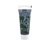 PEBEO Studio Acrylics Fine, 831-059, Vernice acrilica, Verde vescica opaco, 100 ml
