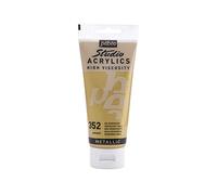 PEBEO Studio Acrylics Fine, 832-352, Vernice acrilica, Oro, 100 ml