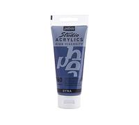 Pébéo Studio Acrylics Fine, 832360, Vernice acrilica, Blu-nero iridescente, 100 ml
