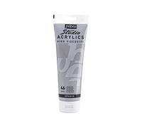 Pébéo - Studio Acrylics Fine Acrylic - Vernice acrilica Grigio - Grigio Neutro, 250 ml