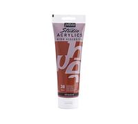 Pébéo - Studio Acrylics Fine Acrylic - Vernice acrilica Marrone - Terra di Siena bruciata, 250 ml
