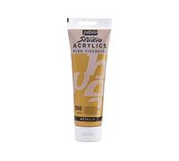 Pébéo - Studio Acrylics Fine Acrylic - Vernice acrilica Oro - Oro Ricco, 250 ml