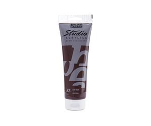 Pébéo - Studio Acrylics Fine Acrylic - Vernice acrilica Rossa - Terra Rossa, 250 ml