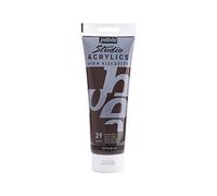 Pébéo - Studio Acrylics Fine Acrylic - Vernice acrilica Umbero - Umbero Bruciato, 250 ml