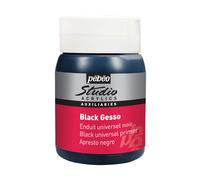Pébéo - Studio Acrylics Gesso Nero 500 ml - Sottofondo per Colori Acrilic Single