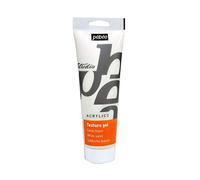 Pébéo - Studio Acrylics Texture Gel Effetto Sabbia Bianco 250 ml - Gel Pittura acrilica Sabbia - Pasta per Texture granulare Bianca - Gel Pittura acrilica Pébéo Sabbia Bianco - 250 ml