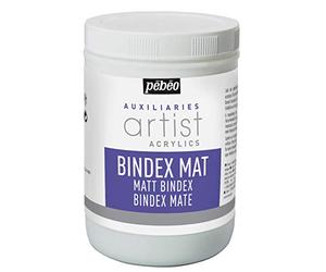 Pebeo Studio BINDEX legante Liquido, 1 litro, Opaca, Trasparente