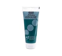 Pébéo - Studio Gouache 100 ml - Pittura Gouache Professionale, Colore a Guazzo, Tempere per Gouache Paint dai Colori Opachi e Pigmentati - Verde Smeraldo - 100 ml