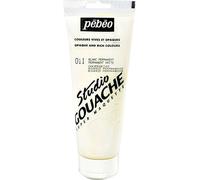 PEBEO Studio Gouache - Colore da 220 ml, Colore: Bianco - NUOVO
