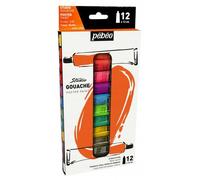 Pebeo Studio Guazzo Opaco Acquerello Set Pittura 12 X 12ml