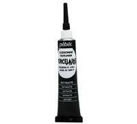 Pebeo - Tubetto di Colore per Pittura di Porcellana con Tecnica cloisonné a 150°, 20 ml, Colore Antracite