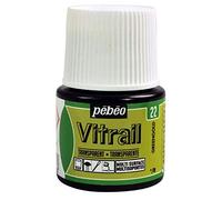 Pebeo-Tubetto di Crema per vetrate Colorate Effetto Vernice per Vetro, 45 ml, Greengold, Greengold