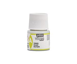 PEBEO - Vernice per Vetro Trasparente Vitrea 160°C - Diluente Trasparente V160-45 ML