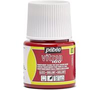 PEBEO - Vernice Trasparente per Vetro Vitrea 160°C - Arancione Paprika - 45 ML