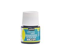 PEBEO - Vernice Trasparente per Vetro Vitrea 160°C - Blu Turchese - 45 ML