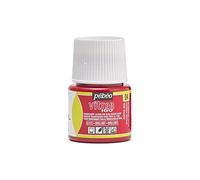 PEBEO - Vernice Trasparente per Vetro Vitrea 160°C - Rosso Peperoncino - 45 ML