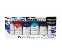 Pebeo Versando Esperienze Acrilico Liquido Colore Set Pittura 6 X 118ml
