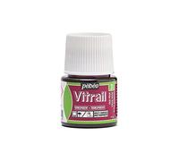 PEBEO Vitrail 050-031 - Vernice Effetto Vetro colorato, flacone da 45 ml, Colore: Rosa Antico