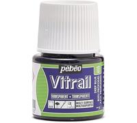 PEBEO Vitrail - Vernice Effetto Vetro colorato, flacone da 45 ml, Blu Scuro, Blu Scuro