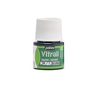 PEBEO Vitrail - Vernice Effetto Vetro colorato, flacone da 45 ml, Smeraldo, Verde Smeraldo