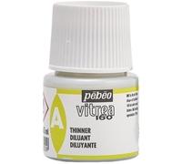 PEBEO - Vernice per Vetro Trasparente Vitrea 160°C - Diluente Trasparente V160-45 ML