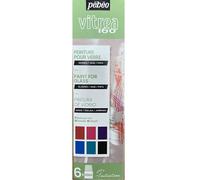 Pebeo Vitrea 160 Vetro Pittura Initiation Set 6 x 20 ML