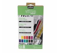 Pebeo Vitrea 160 Vetro Pittura Esploratore Set 12 X 20ml