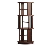 PEBFHSQW Libreria Girevole, Mobiletto Angolare Stretto A 2/3/4 Ripiani, Organizer Multifunzionale Per Soggiorno, Camera Da Letto, Studio, Ufficio, Comodino, Salvaspazio(3 layers)