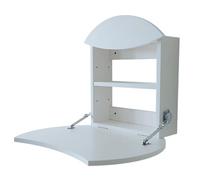 PEBFHSQW pensile Armadio Per Lo Stoccaggio Montato A Parete - Scaffale Per Organizzatore Multiuso Per Camera Da Letto Soggiorno - Tavolo Da Trucco Pieghevole E Decorazioni A Parete Saver(bianca)